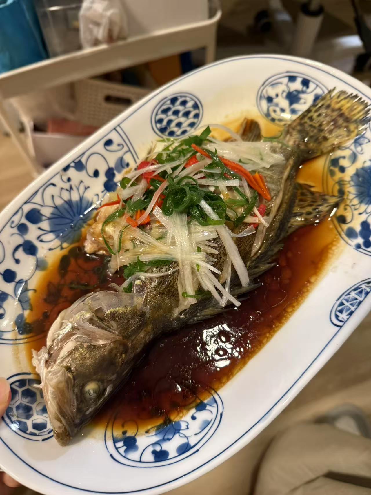 清蒸鳜鱼成品图